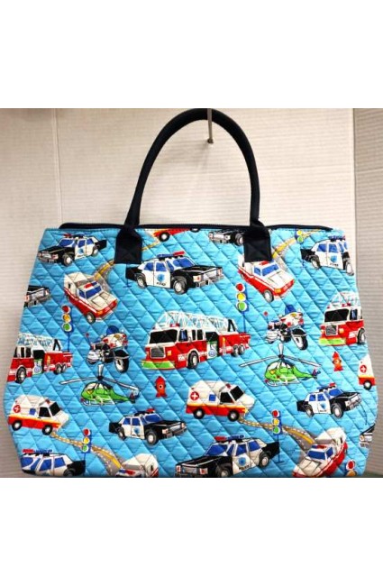 Large Quilted Tote Bag-FIR3907